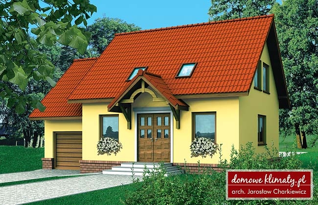 Projekt domu Solaris, wizualizacja 1