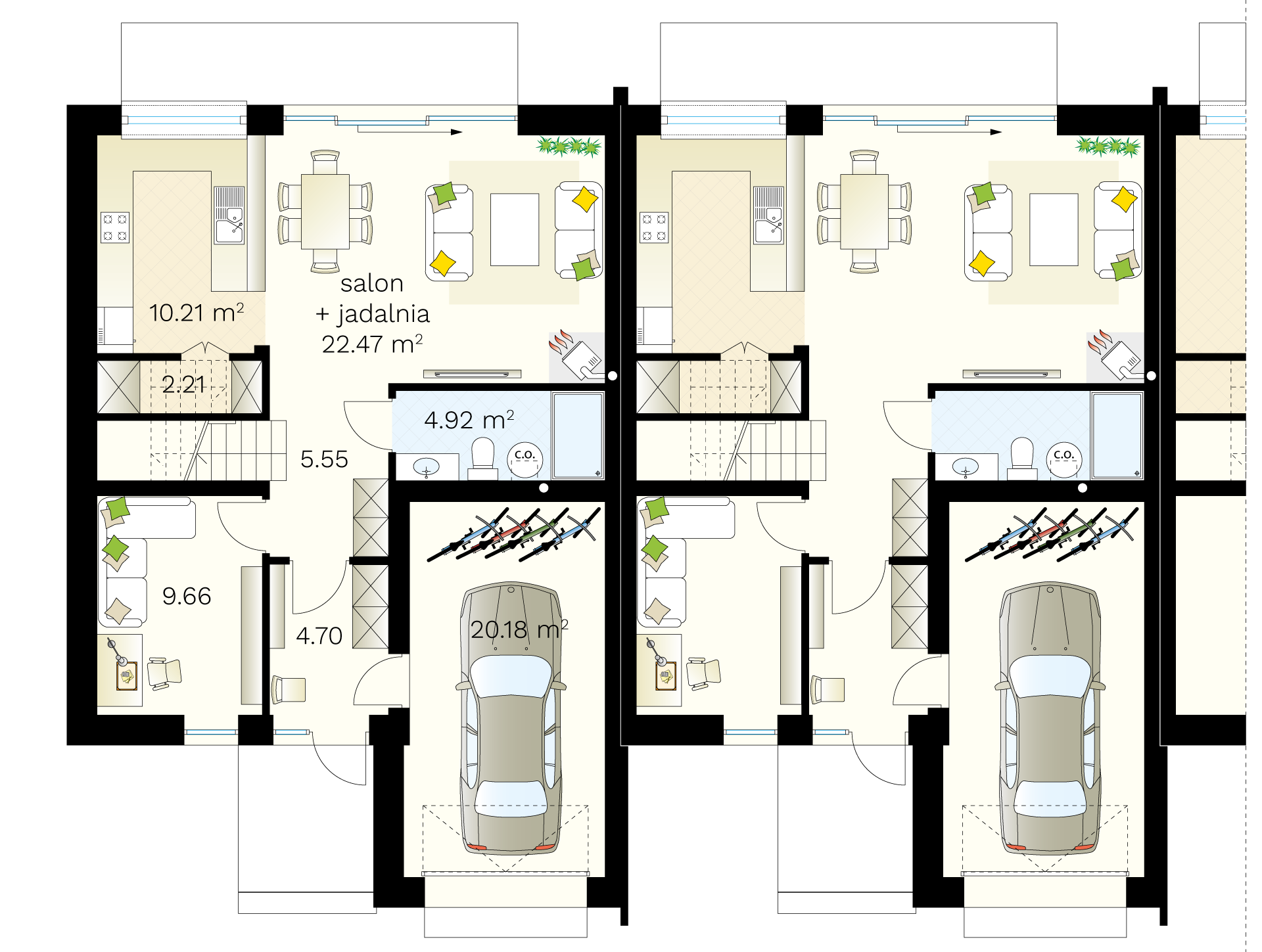 Projekt domu Fagot 2 123,62 m² - Domowe Klimaty