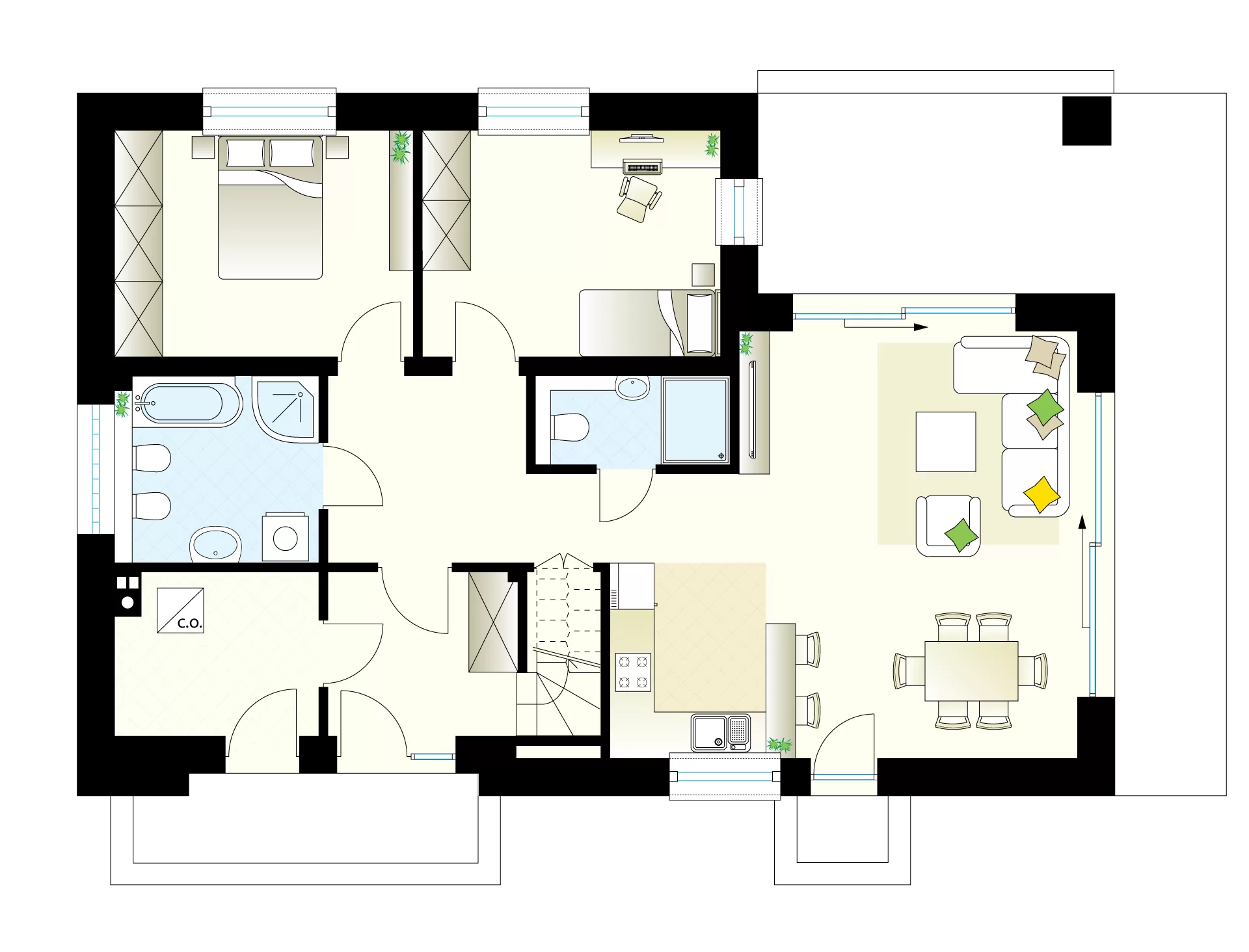 Projekt domu Zacisze 7 T