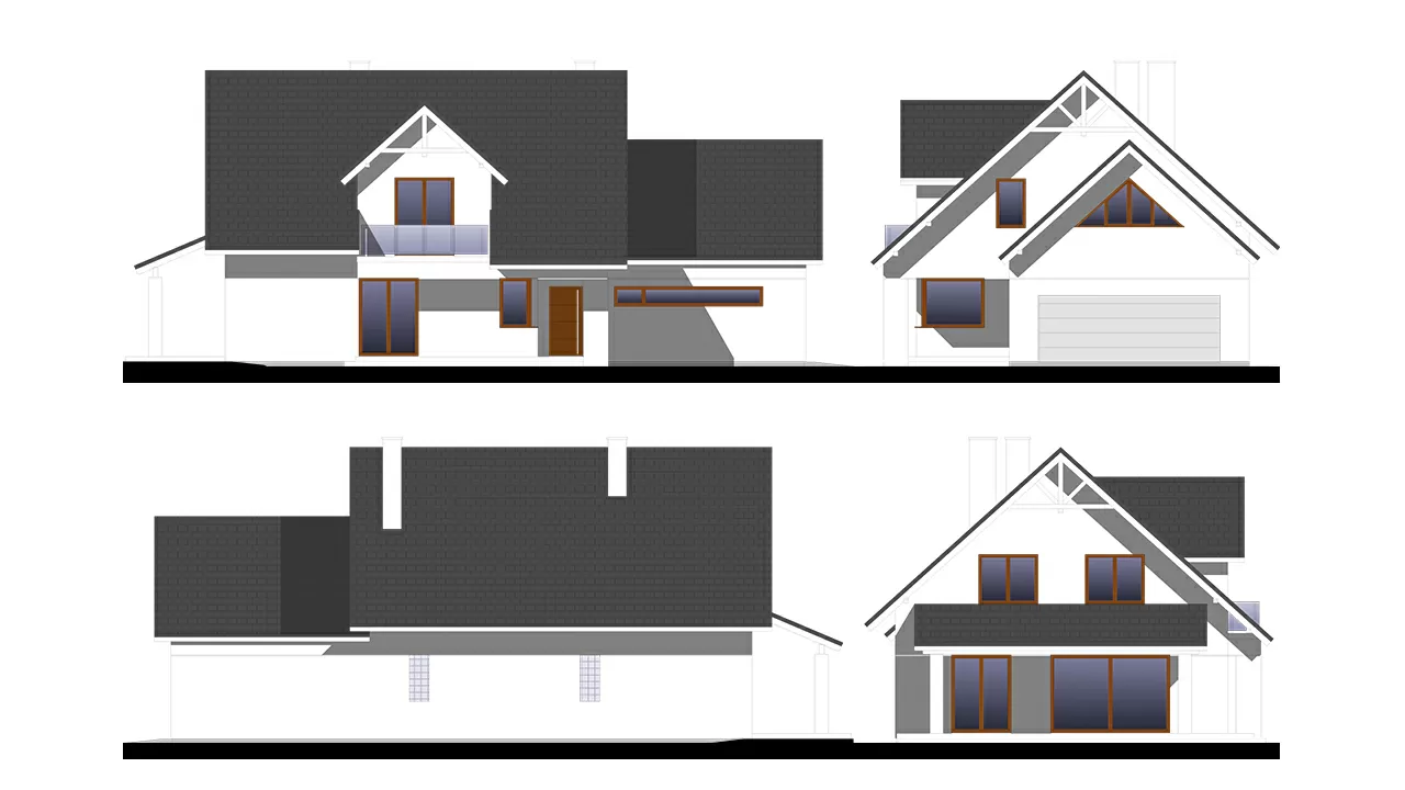 Projekt domu Akord 9 (stalowy)