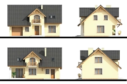 Projekt domu Bławatek III (2)