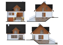 Projekt domu Dom na stoku (3)