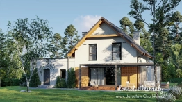 Projekt domu Dom z usługą (3)