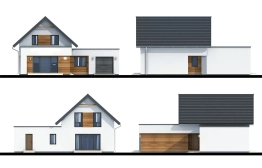 Projekt domu Dom z usługą (5)