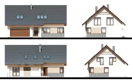 Projekt domu Dwupokoleniowy II (2)
