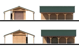 Projekt domu Garaż GW-2 (2)