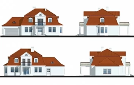 Projekt domu Kurant z garażem (2)