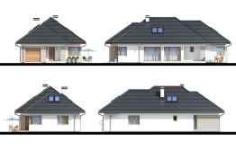 Projekt domu Lancet II (2)