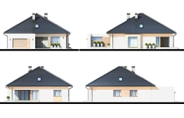 Projekt domu Origami III G (2)