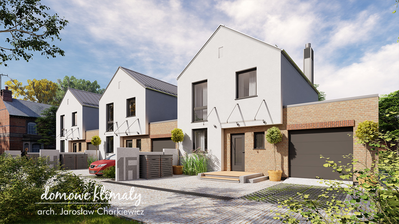 Projekt domu Szpinak 11 szeregowy
