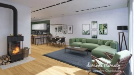 Projekt domu Szpinak 2 G (N) szeregówka pref. (8)