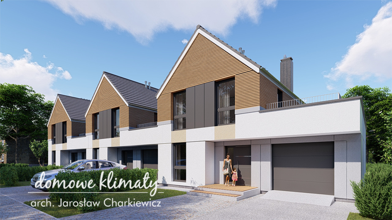 Projekt domu Szpinak 2G (NTr) szeregówka