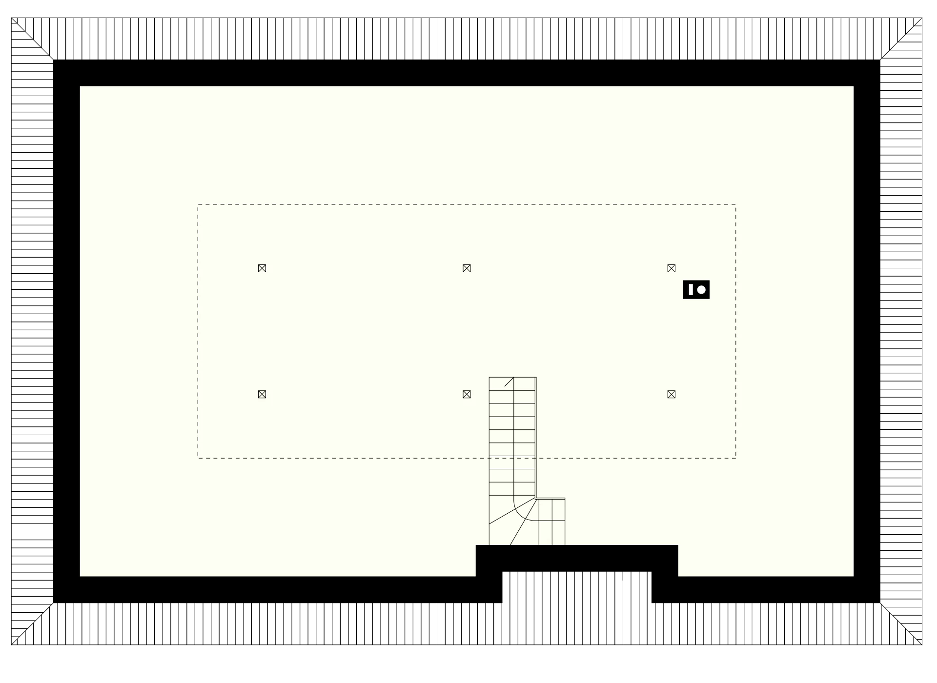 Projekt domu Zacisze 13 - Strych