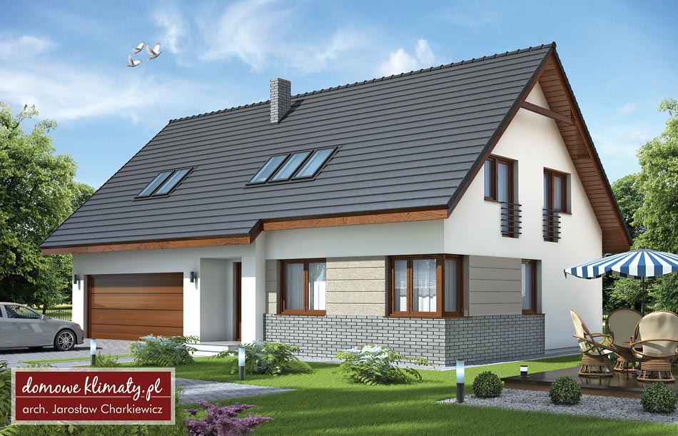 Projekt Domu Dwupokoleniowy Ii 14796 M² Domowe Klimaty
