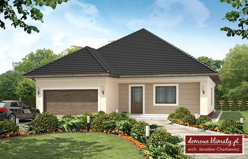 Projekt domu Wenus 127.23 m² - Domowe Klimaty